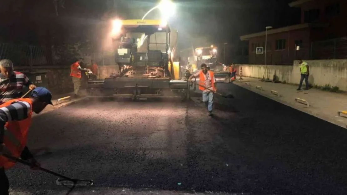 Kuruçeşme'de üstyapı çalışmalarına başlandı