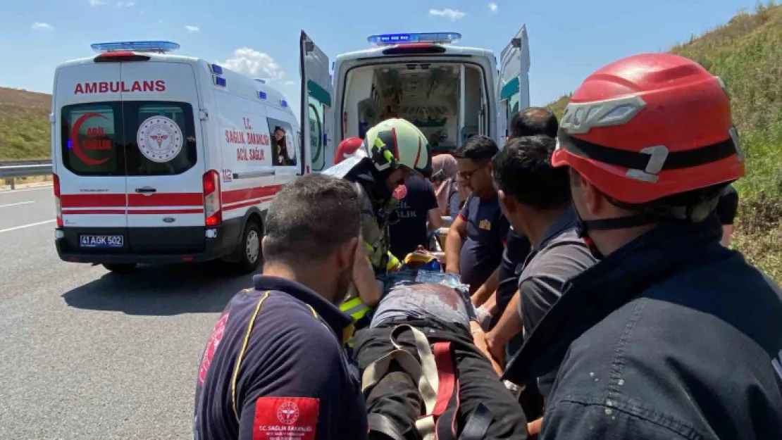 Kuzey Marmara Otoyolu'nda korkunç kaza: Yaralılar var