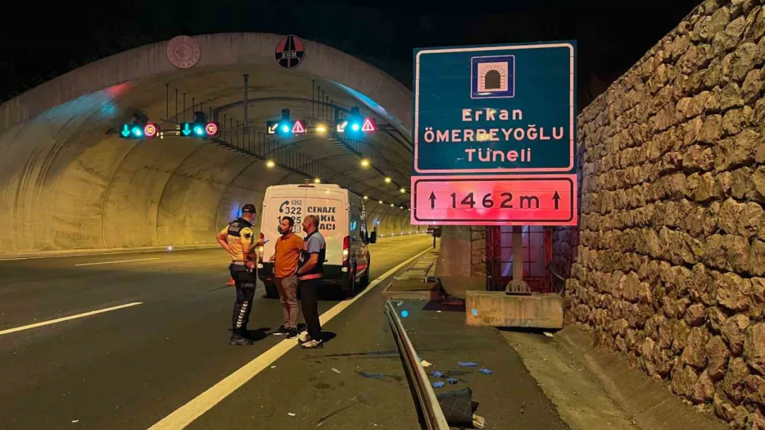 Kuzey Marmara Otoyolu'nda otomobilin çarptığı yaya hayatını kaybetti