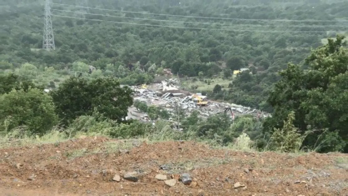 Lütfü Türkkan'ın kaçak çiftliğinde yıkım tamamlandı