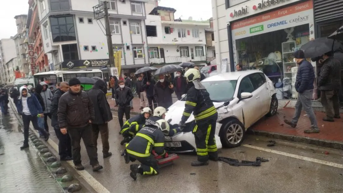 M.Ali Paşa'da korkutan kaza