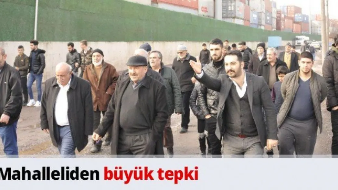 Mahalleliden büyük tepki