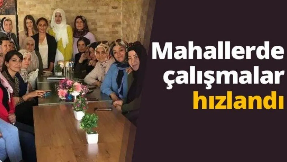 Mahallerde çalışmalar hızlandı