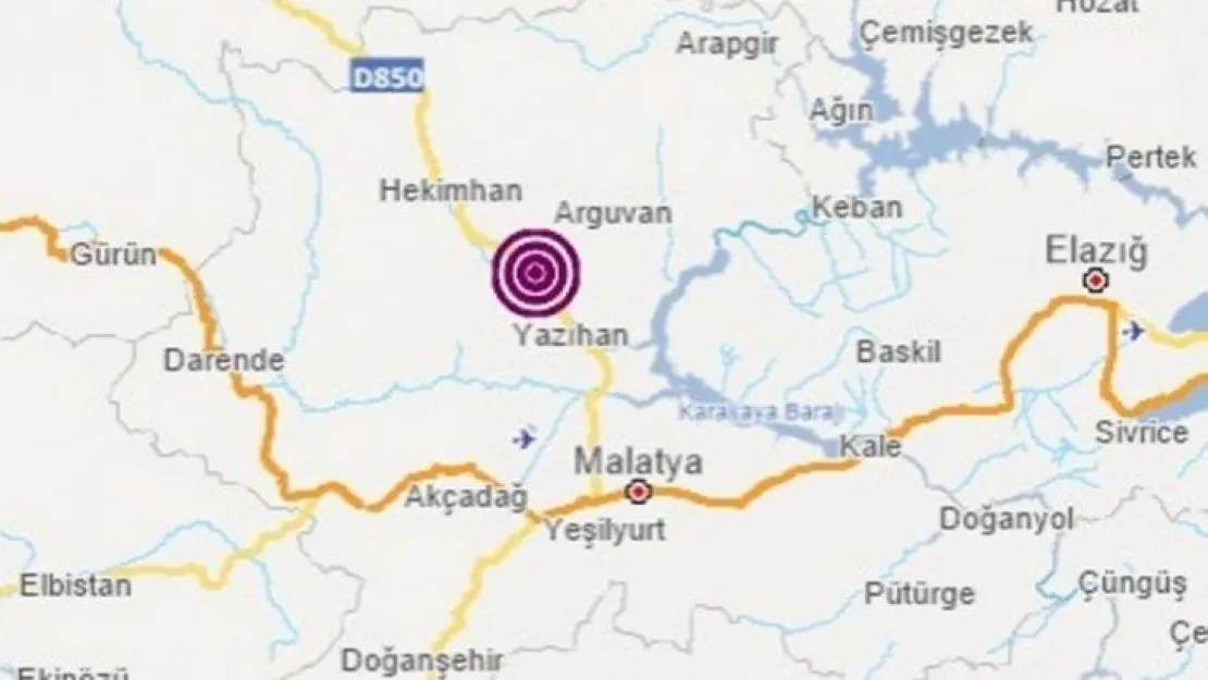 Malatya'da korkutan deprem!