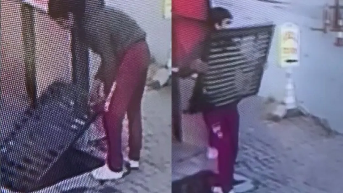 Mazgal kapağını böyle çaldı!