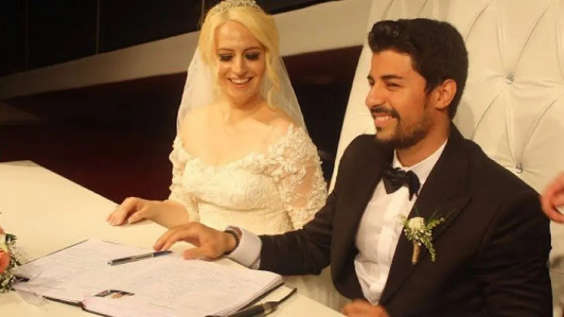 Melek ile Egemen dünya evine girdi