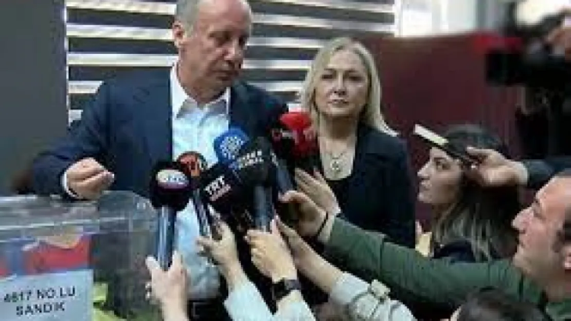 Muharrem İnce sandık başından seslendi: Ortada bir terör örgütü var