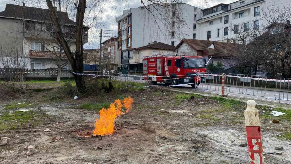 Metan gazından kaynaklı yangın 2 gündür devam ediyor