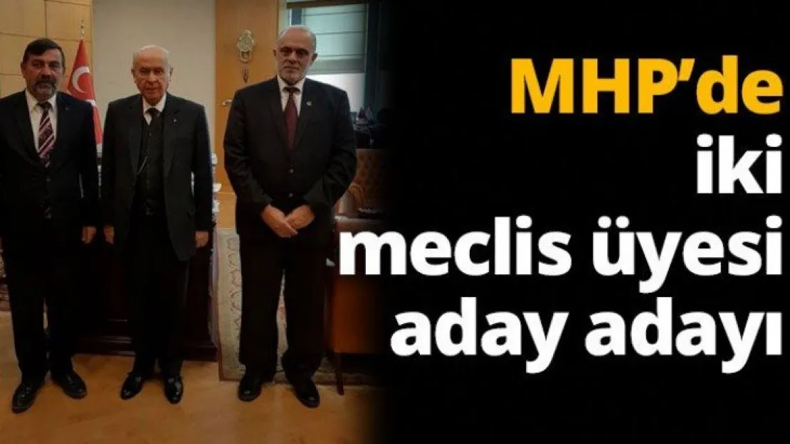 MHP'de iki meclis üyesi aday adayı