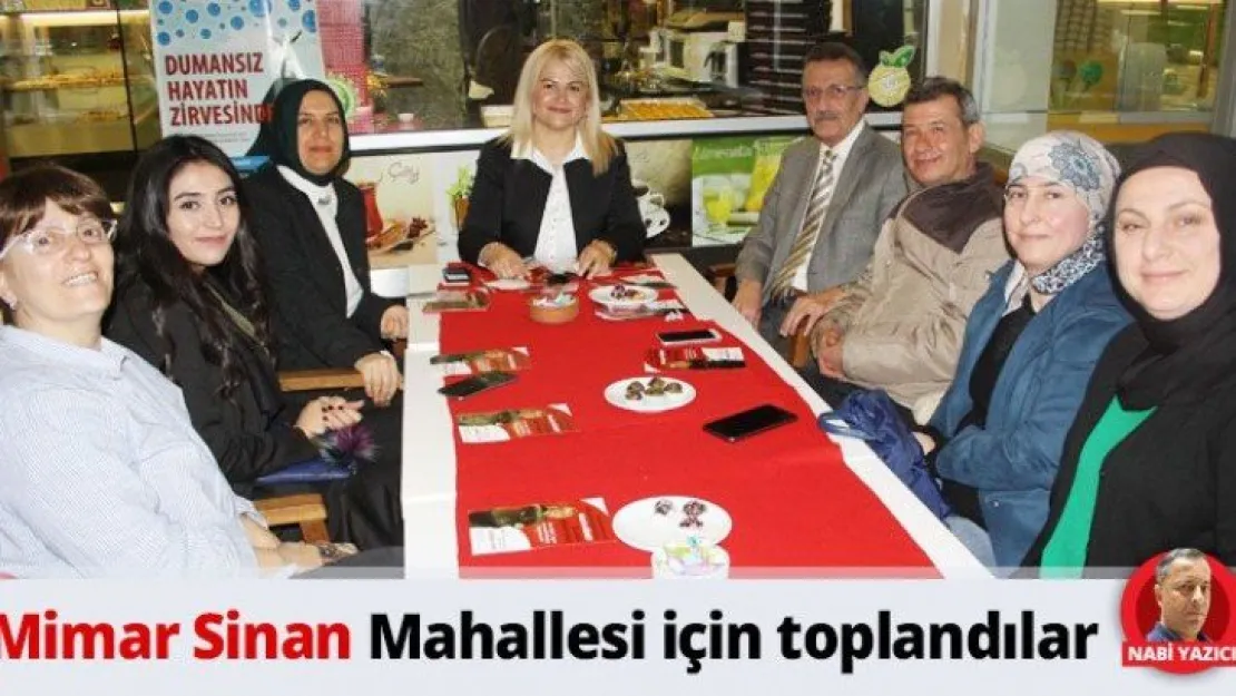 Mimar Sinan Mahallesi için toplandılar