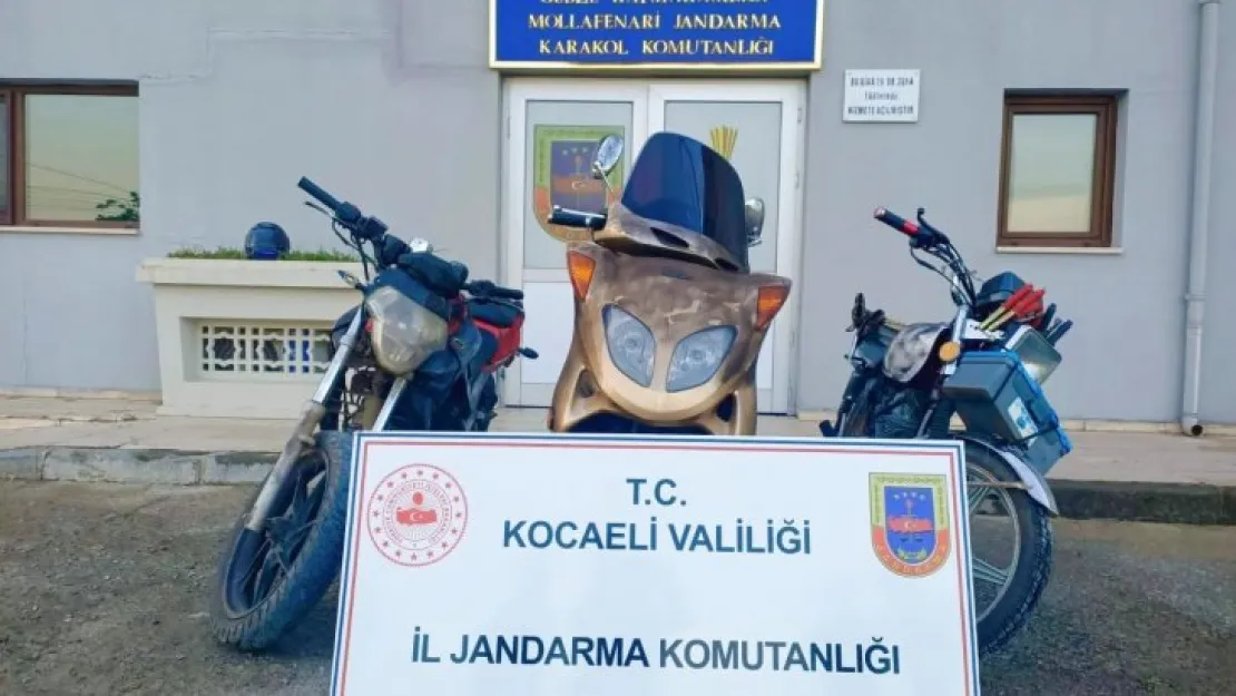 Motosiklet hırsızı yakalandı