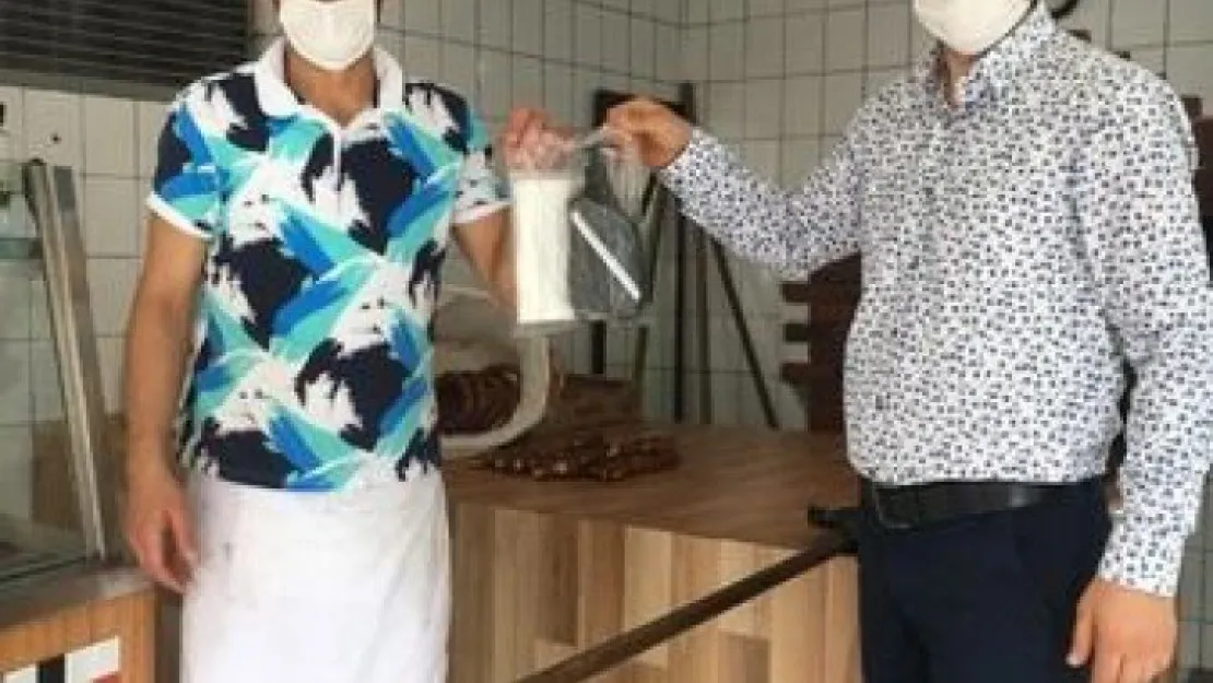 Muhtar Ergün Mencik'ten mahalle esnafına ziyaret