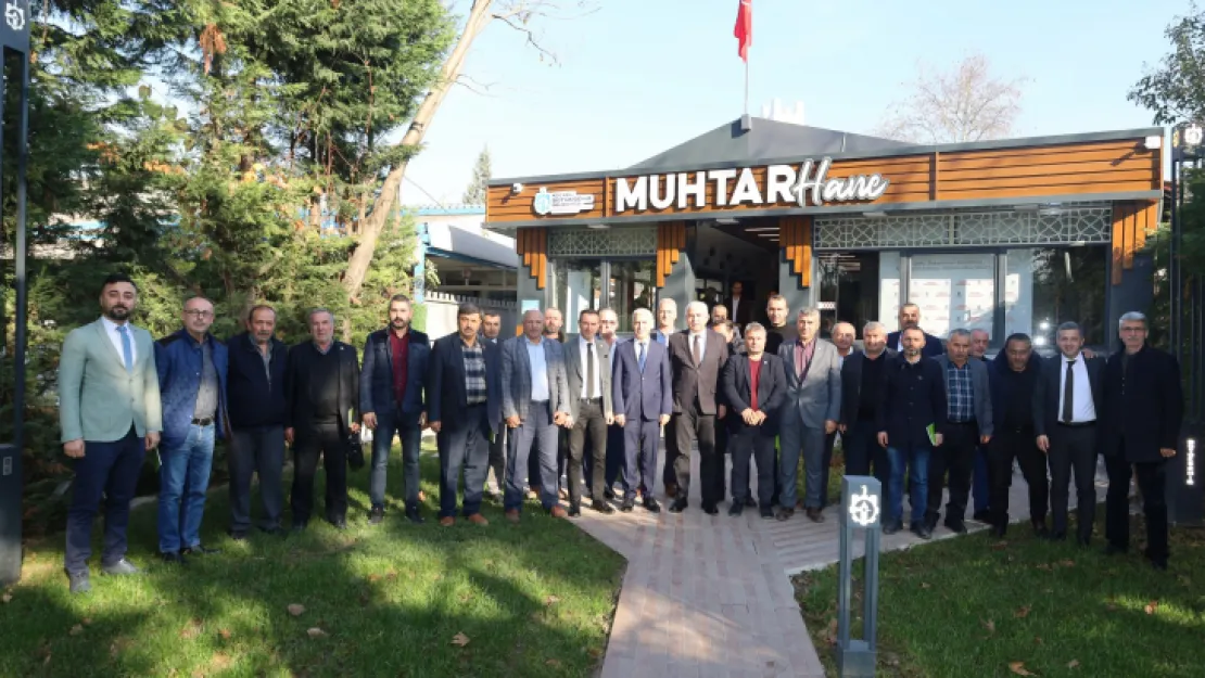 Muhtarlar, Büyükşehir'in hizmetlerinden memnun