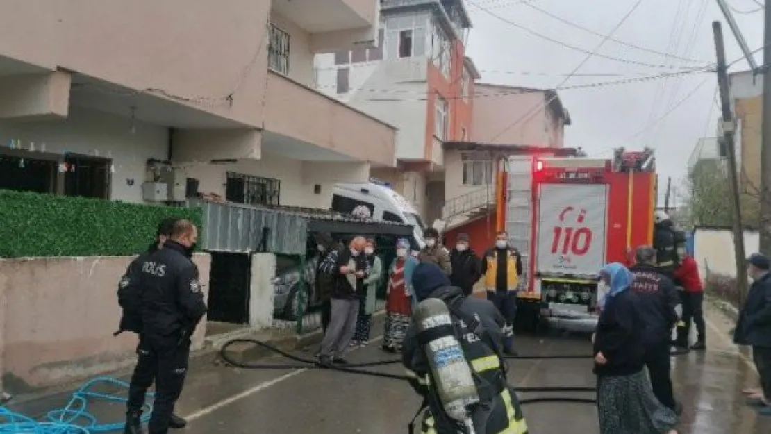 Mutfaktaki ocak yangına sebep oldu!