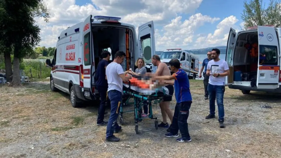 Sapanca'da nişanlısı gözlerinin önünde boğuldu