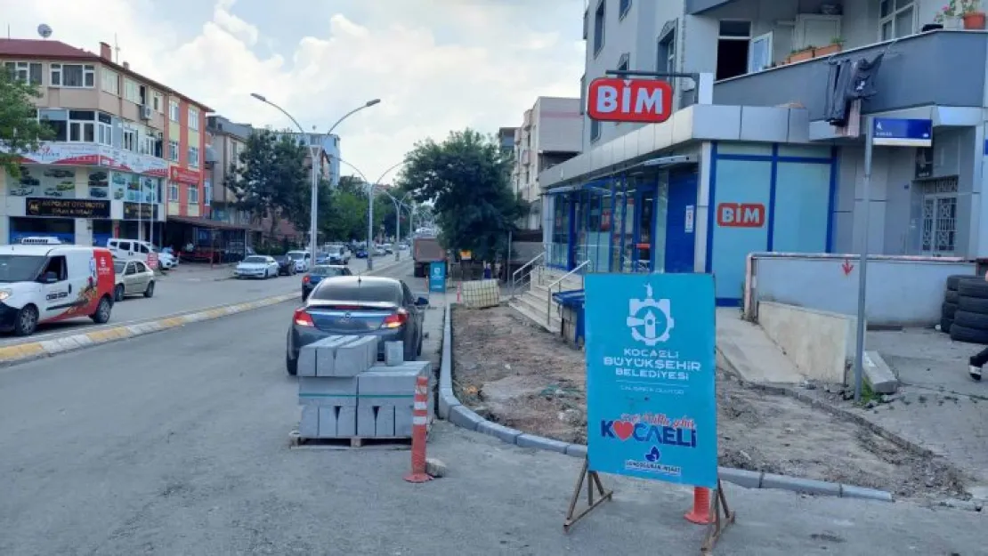 O caddenin orta refüjü kaldırılıyor!