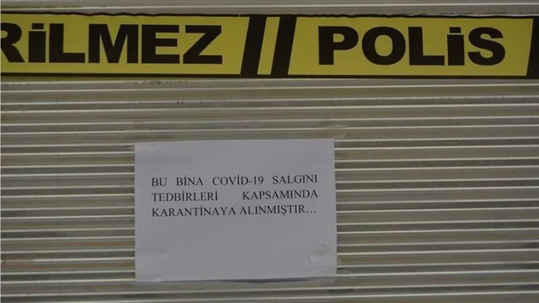 O ilçede iki bina karantinaya alındı!