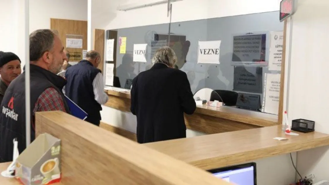O ilçede vezneler hafta sonu açık