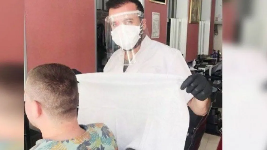 O ilçemizin berberlerinin korona testleri negatif geldi!