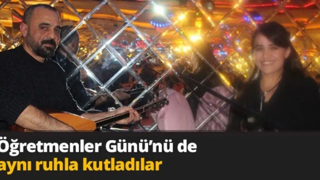 Öğretmenler Günü'nü de aynı ruhla kutladılar