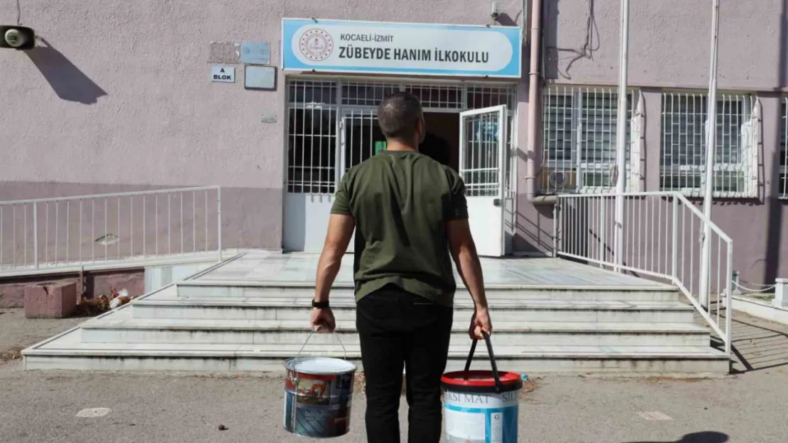 Okullara son 5 yılda 547 bin litre boya desteği