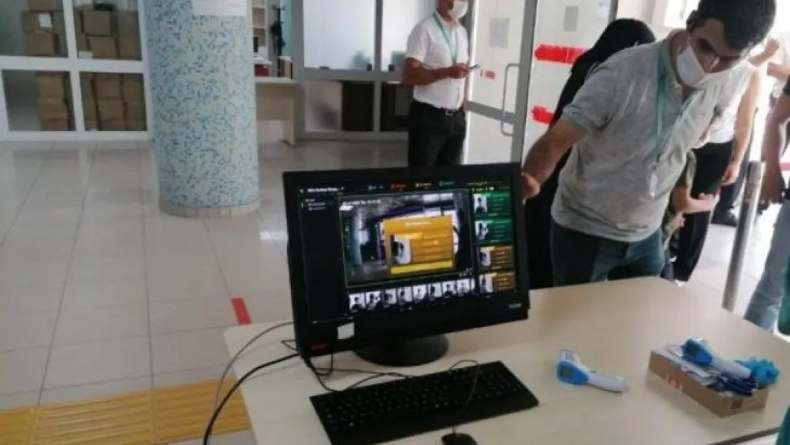 Okullarda termal kamera hareketliliği