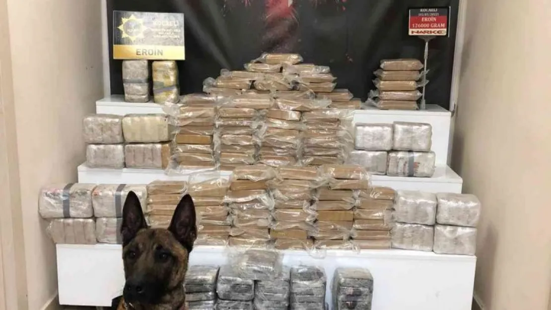 126 kilo eroini 'Talisca' buldu