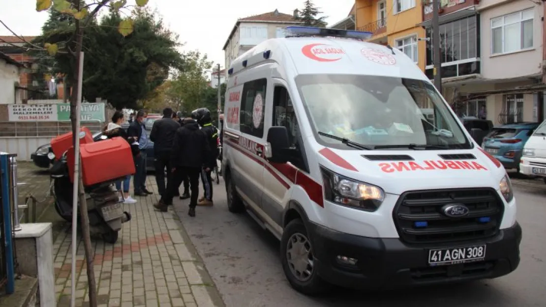 Otomobil ile motosiklet çarpıştı: 1 yaralı