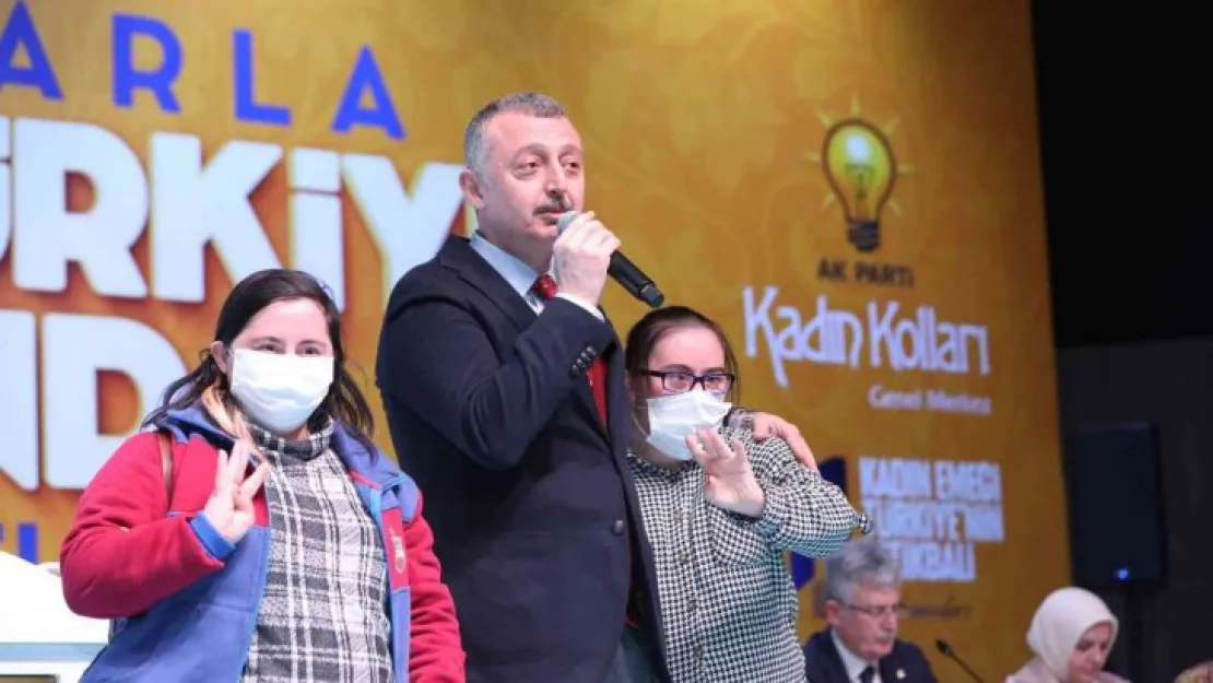 Özel çocuklardan Cumhurbaşkanı Erdoğan'a sevgi seli