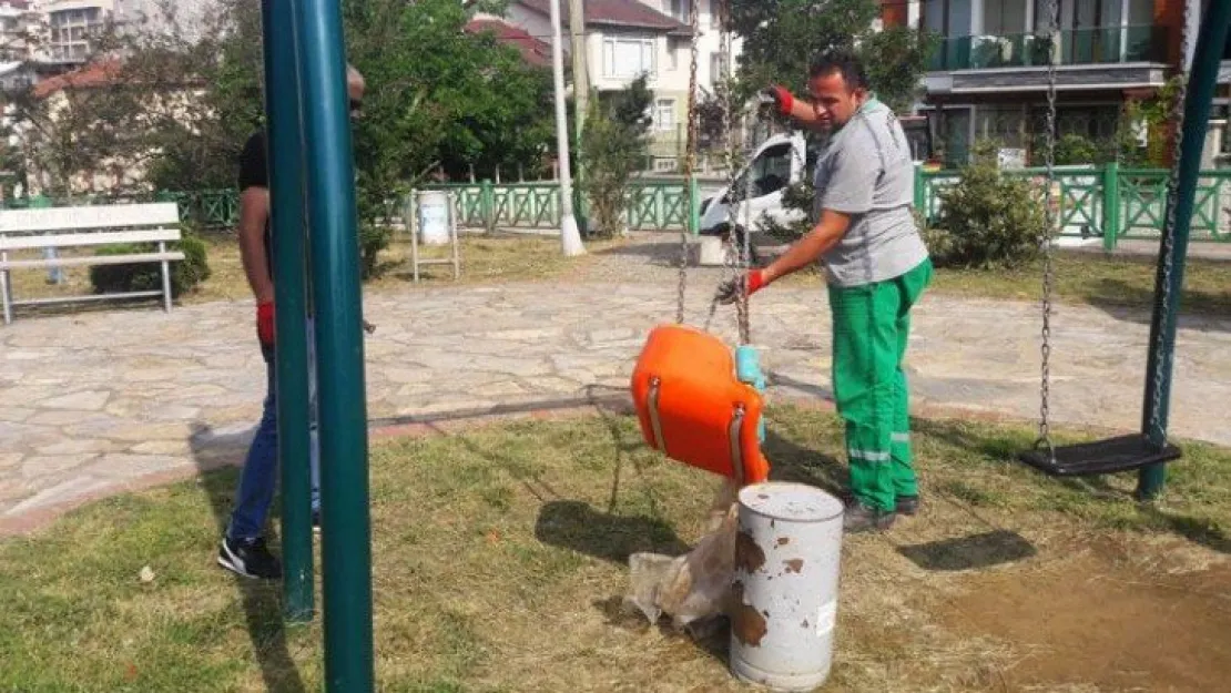 Parklarda boya seferberliği