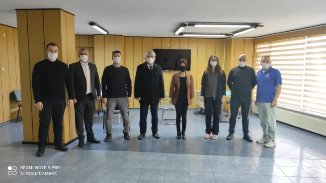 Pehlevan, Covid 19 İzlem Merkezi'nde