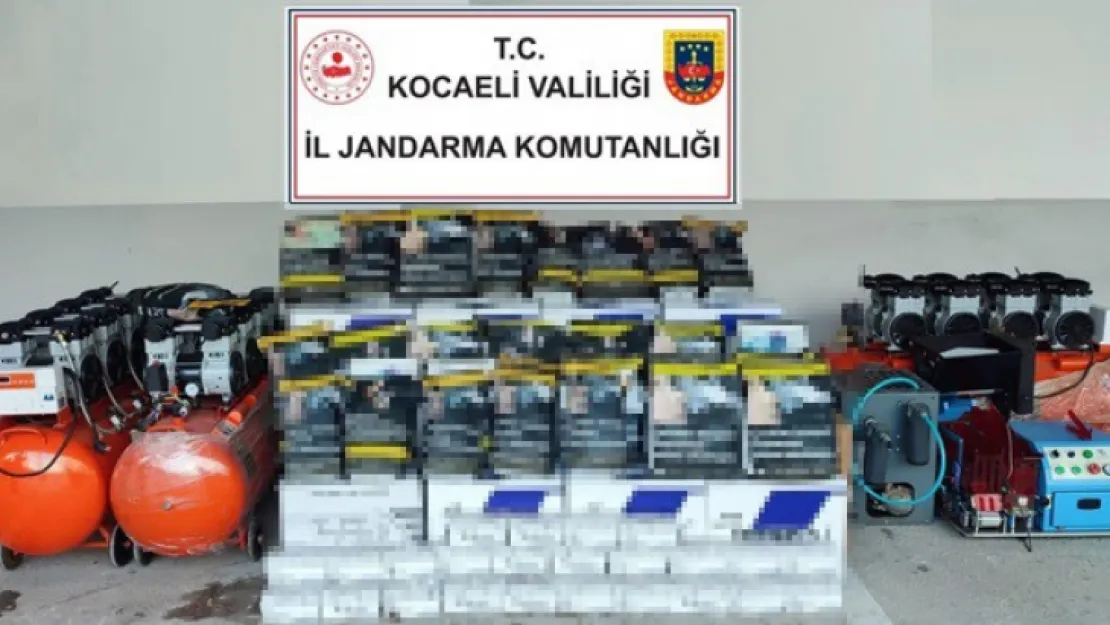 Piyasa değeri 230 bin TL... Malzemelere el konuldu