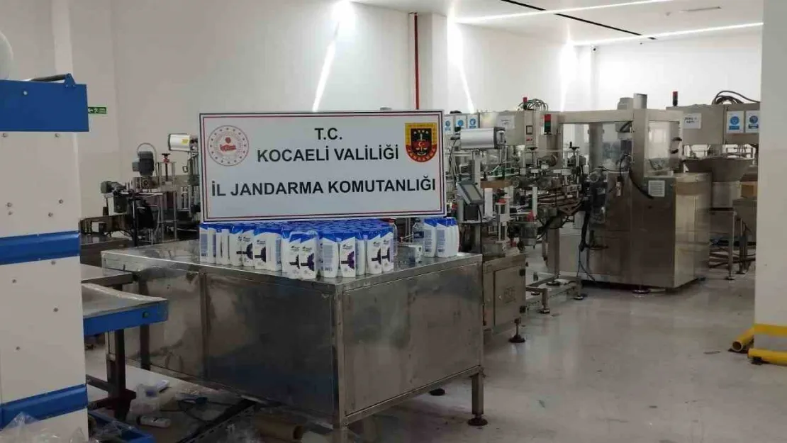 Kocaeli'de sahte şampuan ele geçirildi