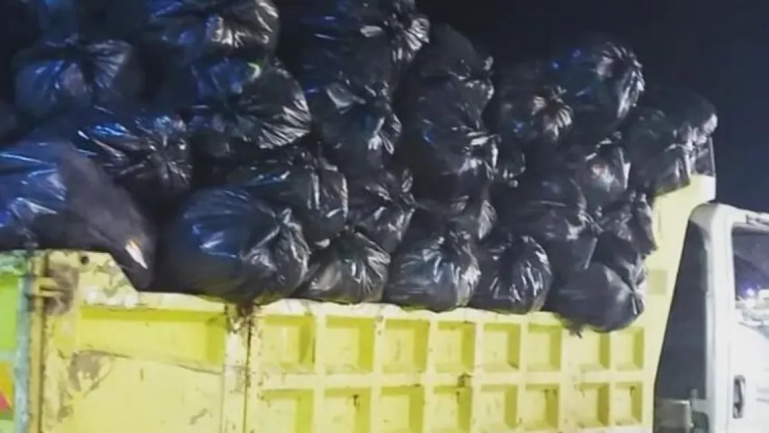 Plajdan bir kamyon çöp çıktı!