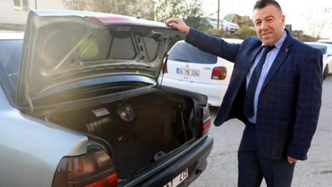 Polisi aradı! Kendine ceza yazdırdı !
