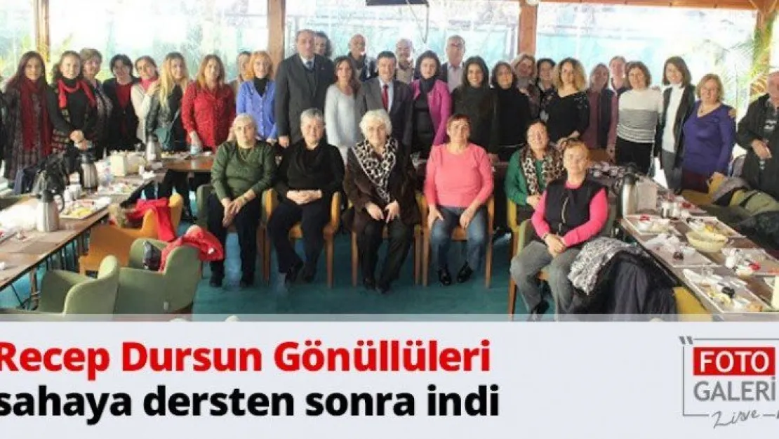 Recep Dursun Gönülüleri sahaya dersten sonra indi