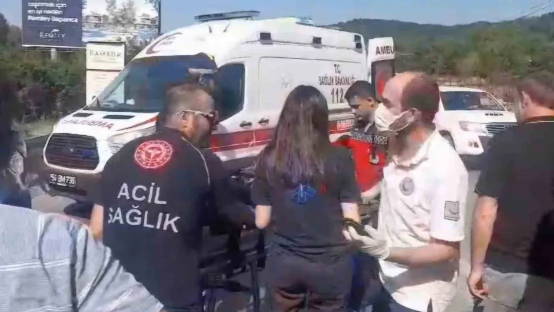 Sapanca'da zincirleme kaza: 3 kişi yaralandı