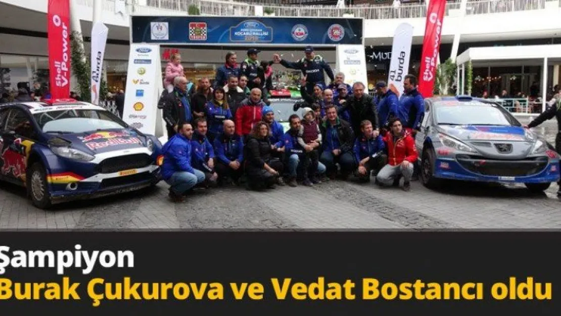 Şampiyon Burak Çukurova ve Vedat Bostancı oldu