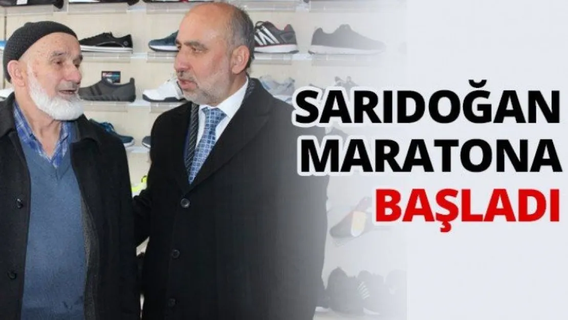 Sarıdoğan maratona başladı