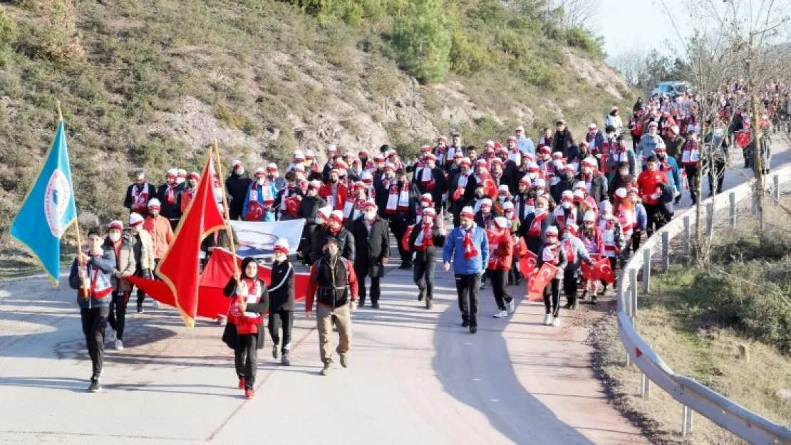 Sarıkamış şehitleri için yürüdüler