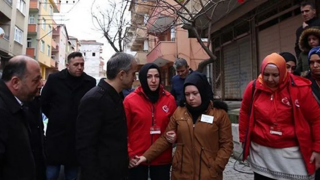 Şehit eşi ve yakınları Düzce'ye uğurlandı