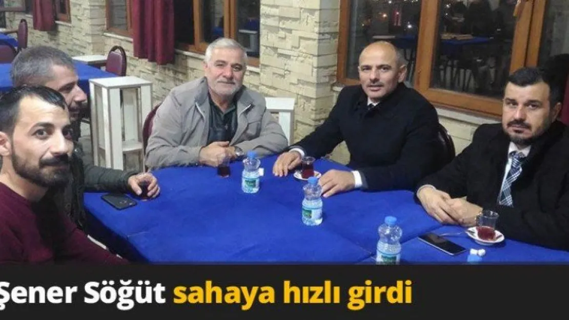 Şener Söğüt sahaya hızlı girdi