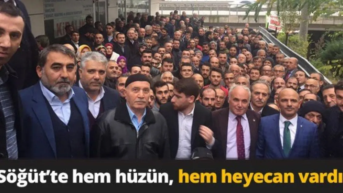 Şener Söğüt'te hem hüzün, hem heyecan vardı