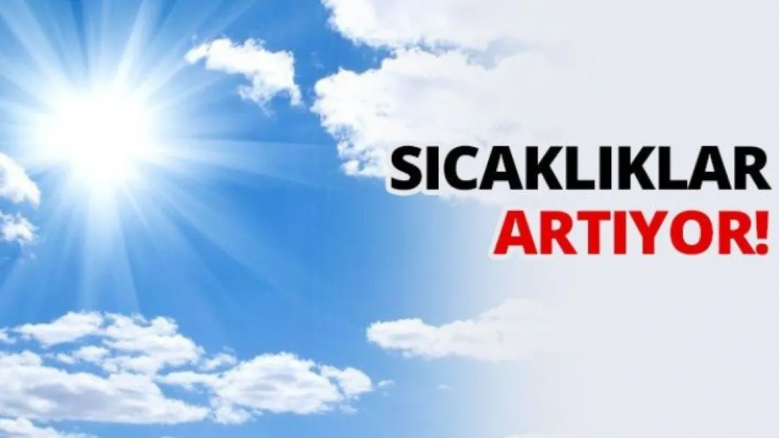 Sıcaklıklar artıyor!