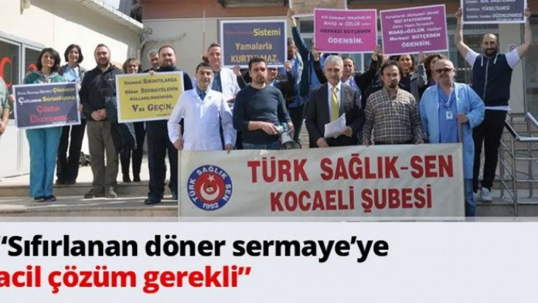 'Sıfırlanan döner sermaye'ye acil çözüm gerekli'