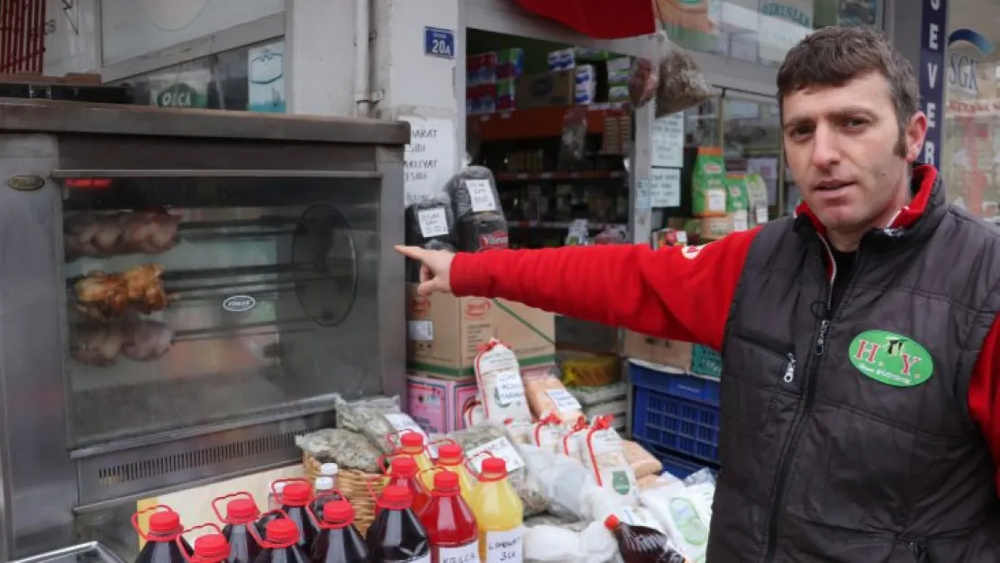 Şişteki kızgın tavuk çalındı, iş yeri sahibi şaşkına döndü: 'Bu beni ürküttü'