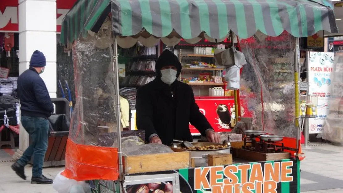 Soğuk havada ekmek mücadelesi