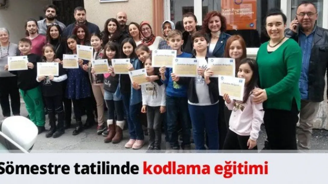 Sömestre tatilinde kodlama eğitimi