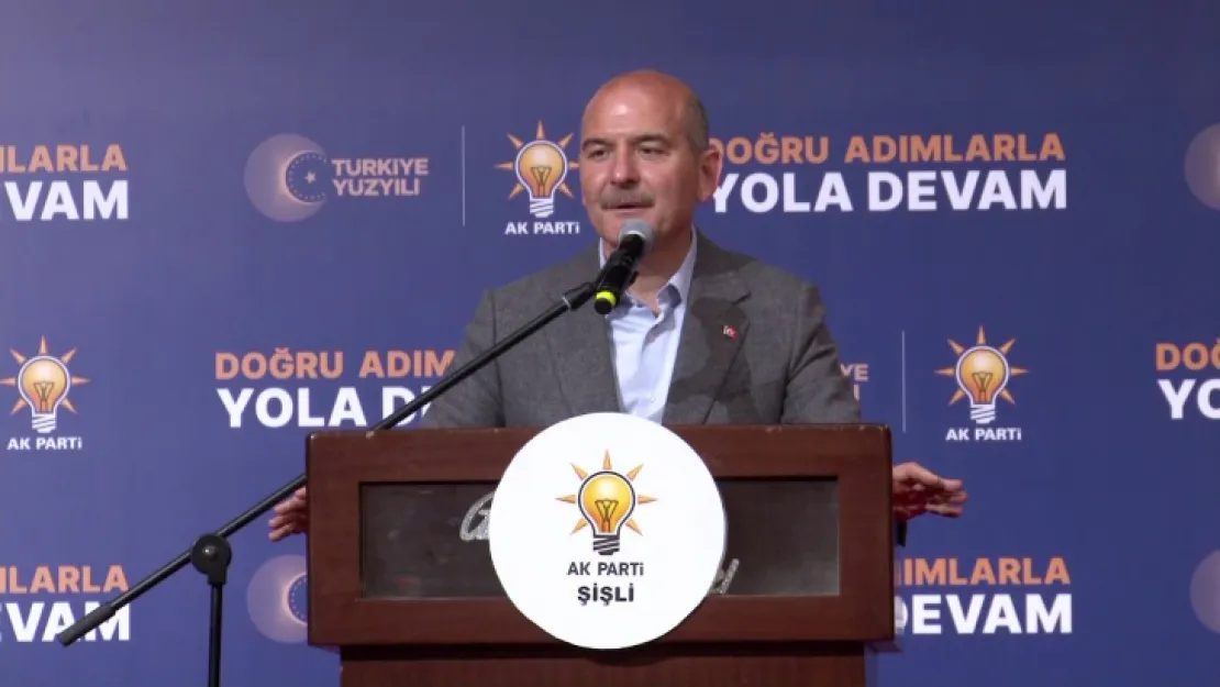 Soylu: HDP bayrağı salladılar PKK'nın zafer işaretini yaptılar