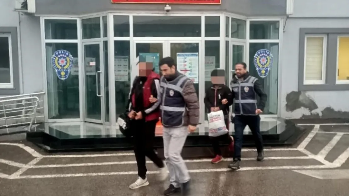 Suçüstü yakalanan hırsızlar tutuklandı